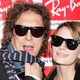 Actor Mischa Barton (right) wearing Wayfarers at a Ray-Ban event in 2006.